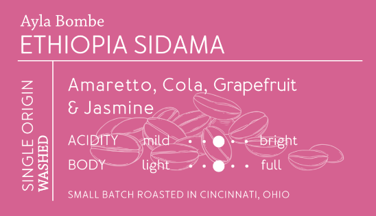 Ethiopia Sidama Washed (12oz 6-pack)