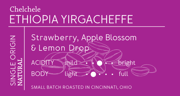 Ethiopia Chelchele Natural (12oz 6-pack)