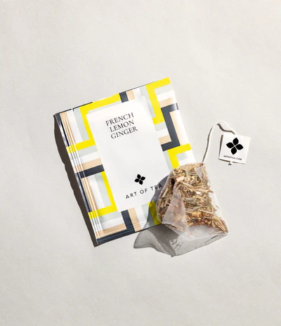 Art of Tea - French Lemon Ginger (Herbal Tea) - Sachets (50ct case)