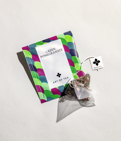 Art of Tea - Green Pomegranate (Green Tea) - Sachets (50ct case)